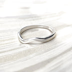Sterling Silver Wave Ring