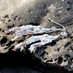 Sterling Silver Seaweed Dangle Earrings