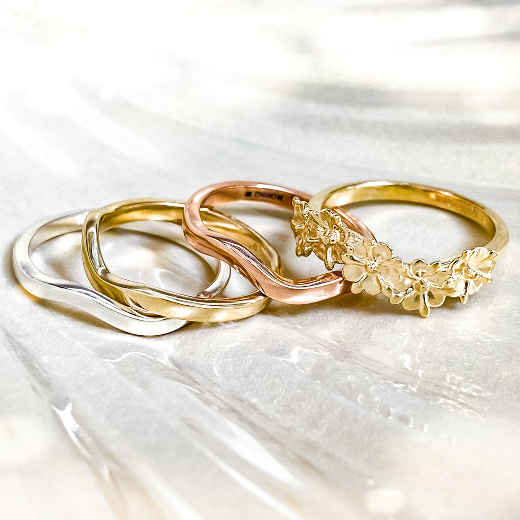 Gold Wave Ring