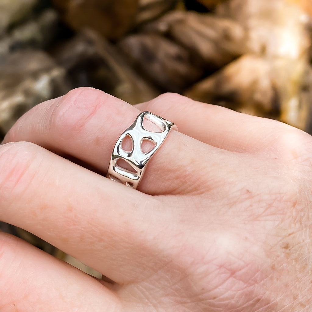 Gold Infinity Ring - Yellow, Rose or White Gold