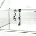 One of a Kind Molten Sterling Silver Stud Earrings - No. 3