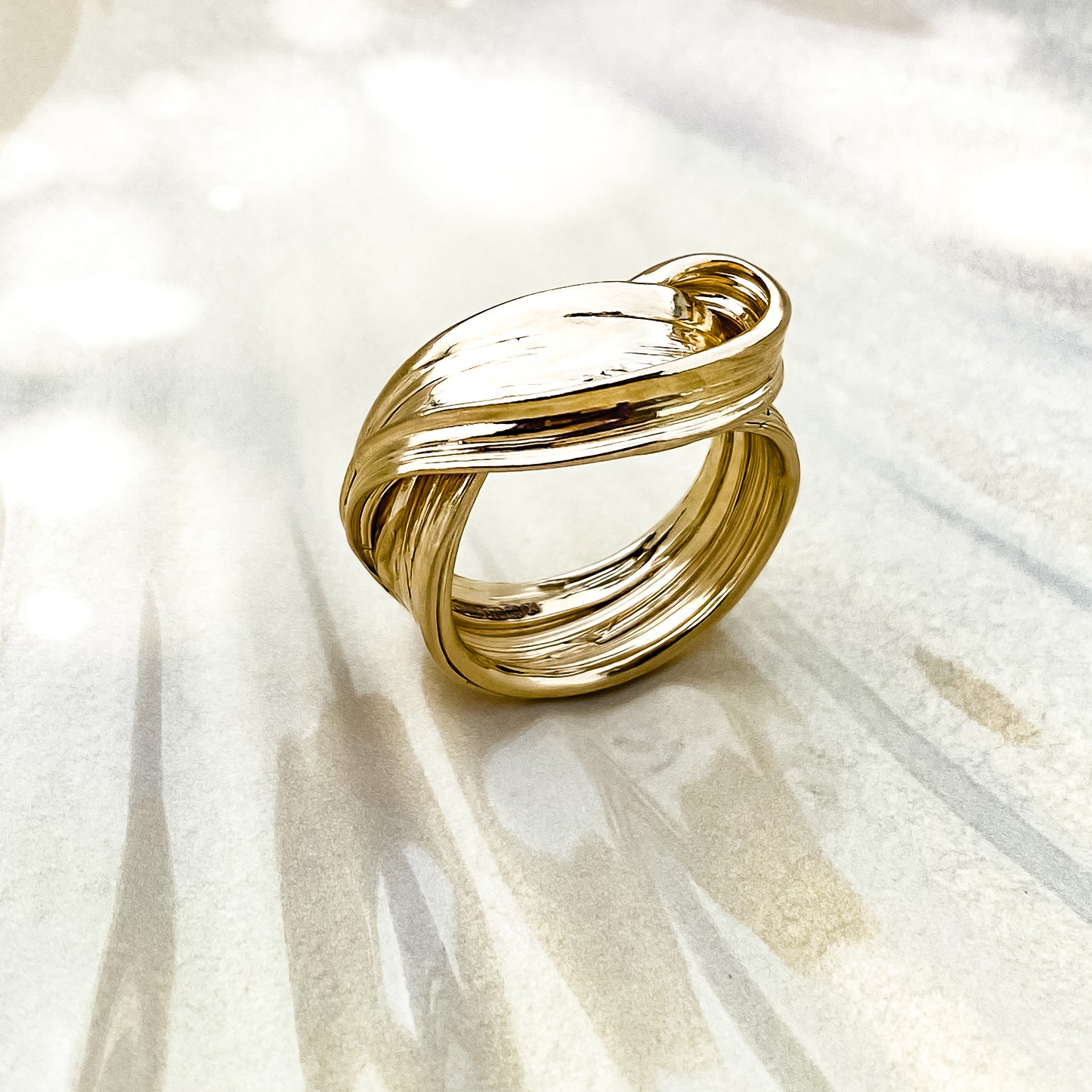 Gold Drift Ring - Size M