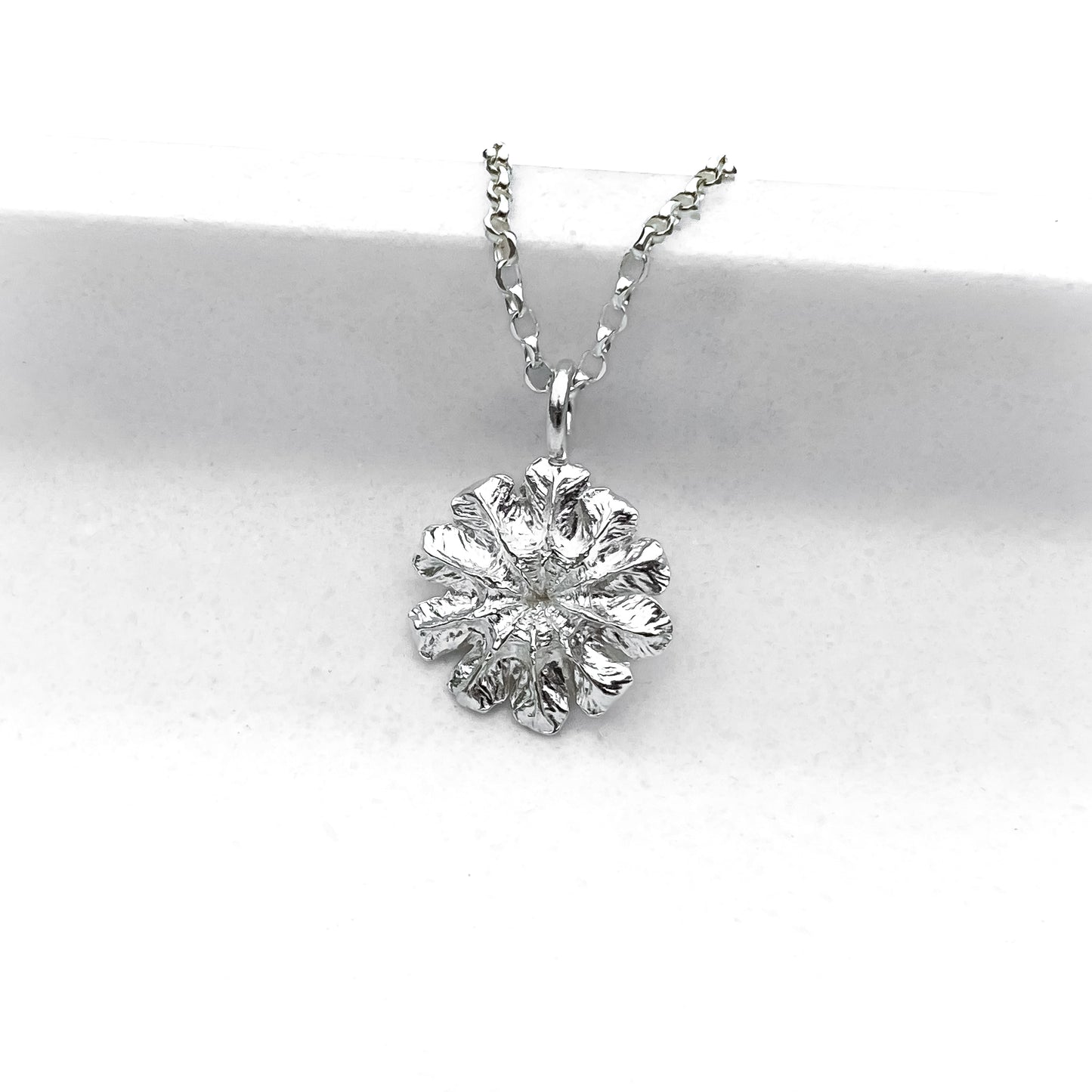 Silver Poppy Seed Necklace