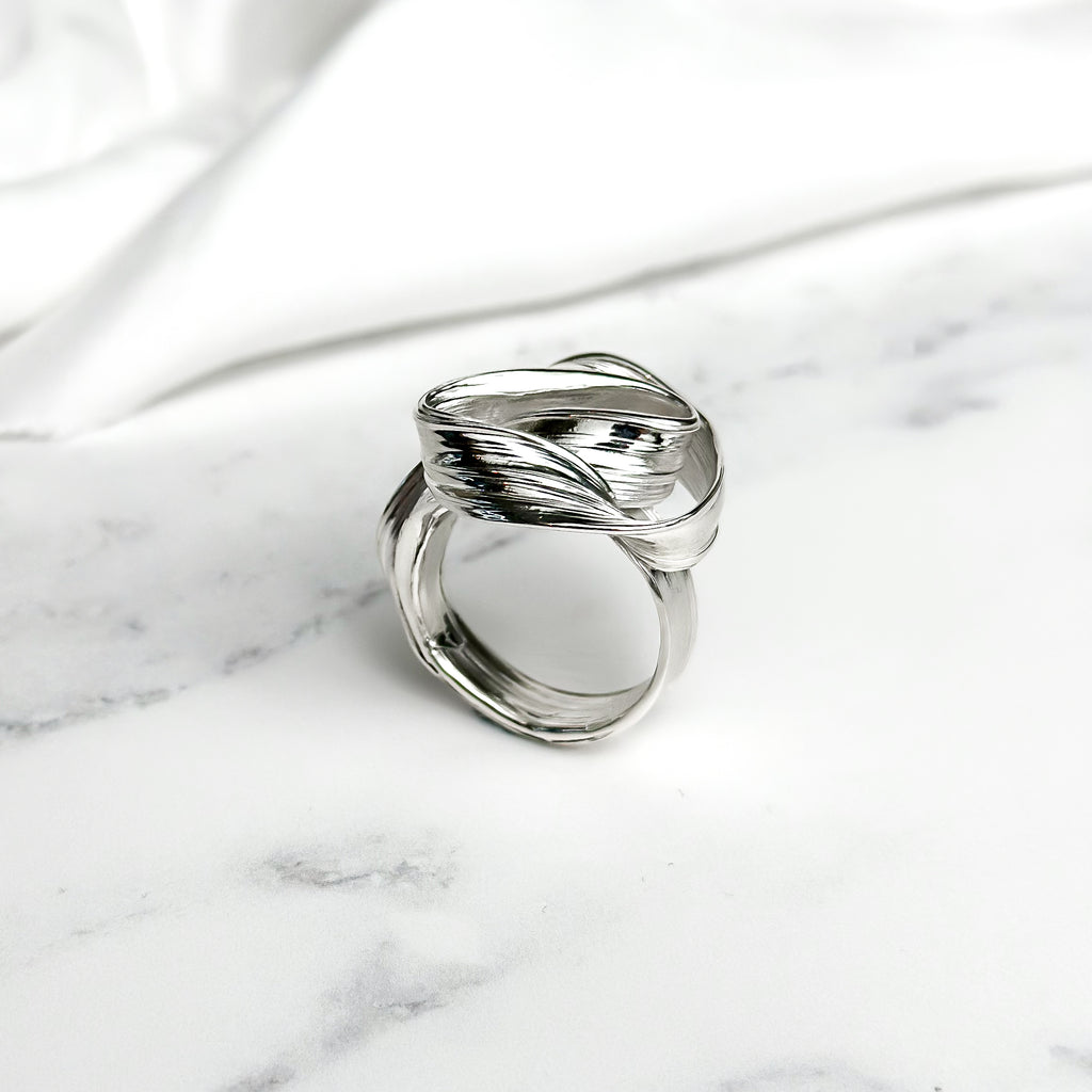 One of a kind Drift Sterling Silver Ring - Size N