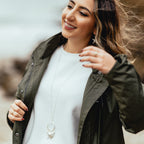 Shellseeker Sterling Silver Shell Charm Necklace