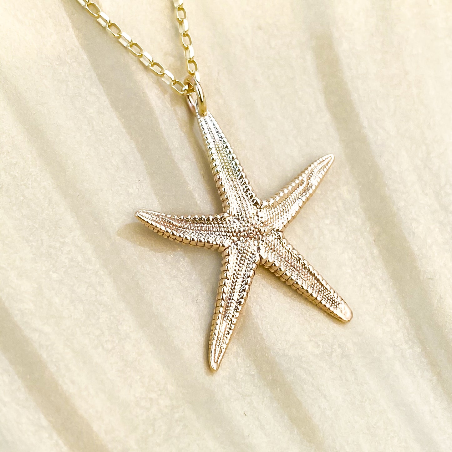 Gold Starfish Necklace