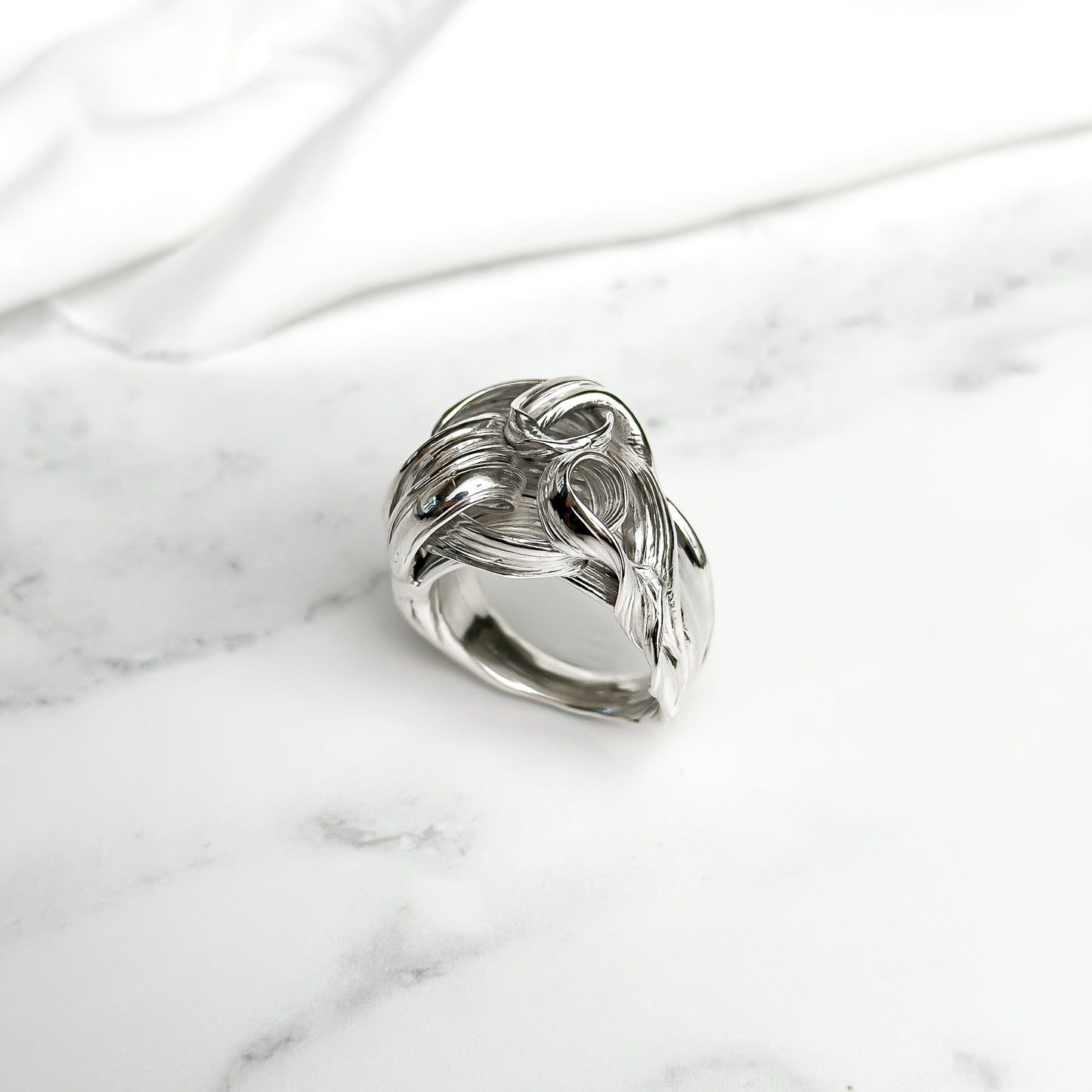 One of a Kind Drift Sterling Silver Ring - Size P