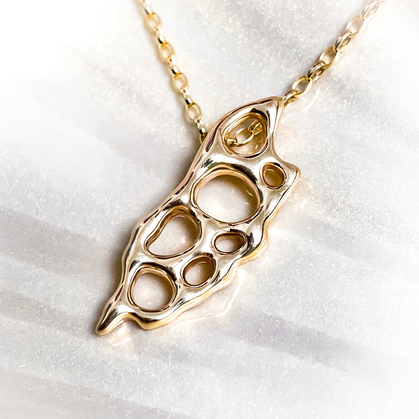 Gold Infinity Isle of Man Necklace