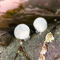 Sterling Silver Scallop Shell Earrings - Queenies