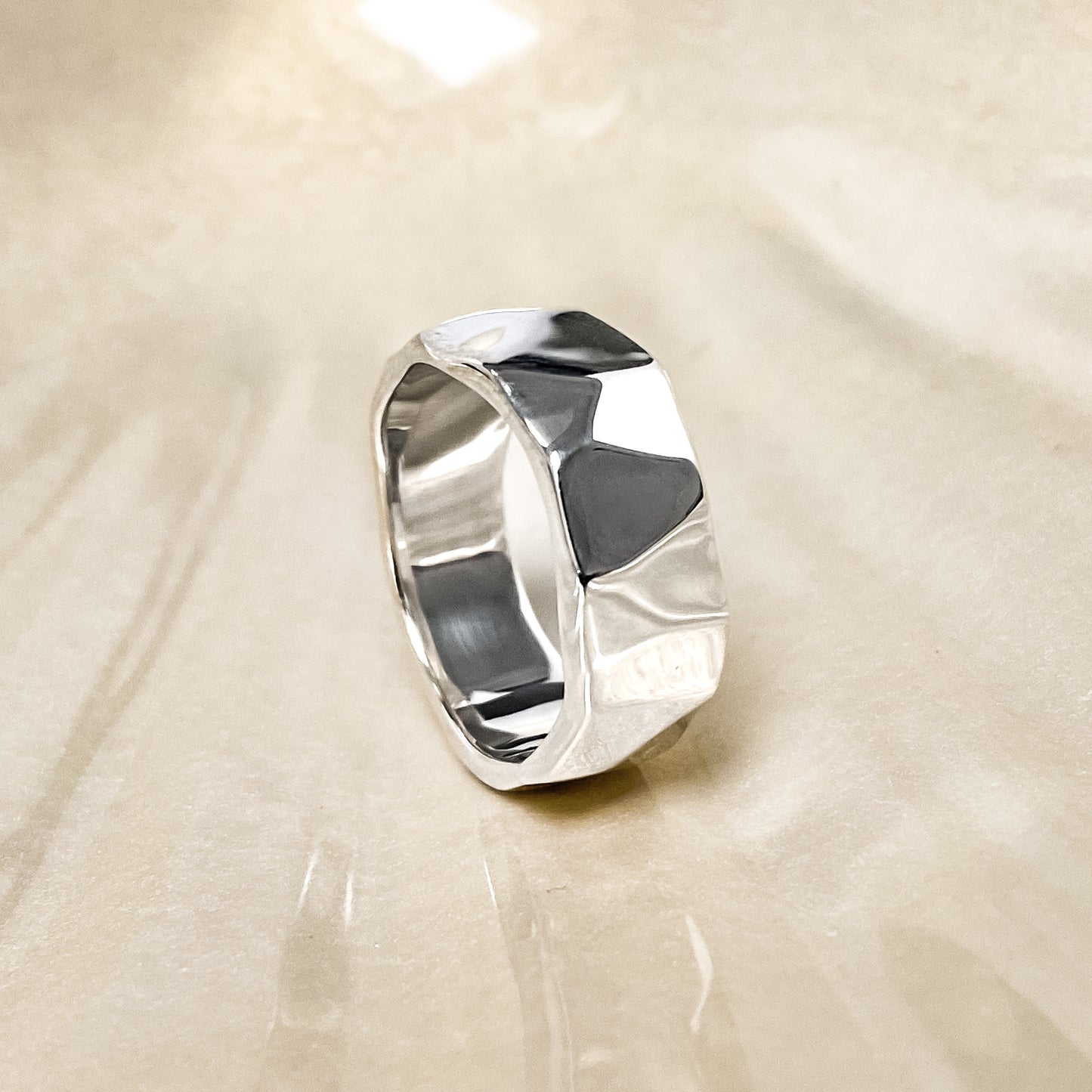 Sterling Silver Lithic Ring