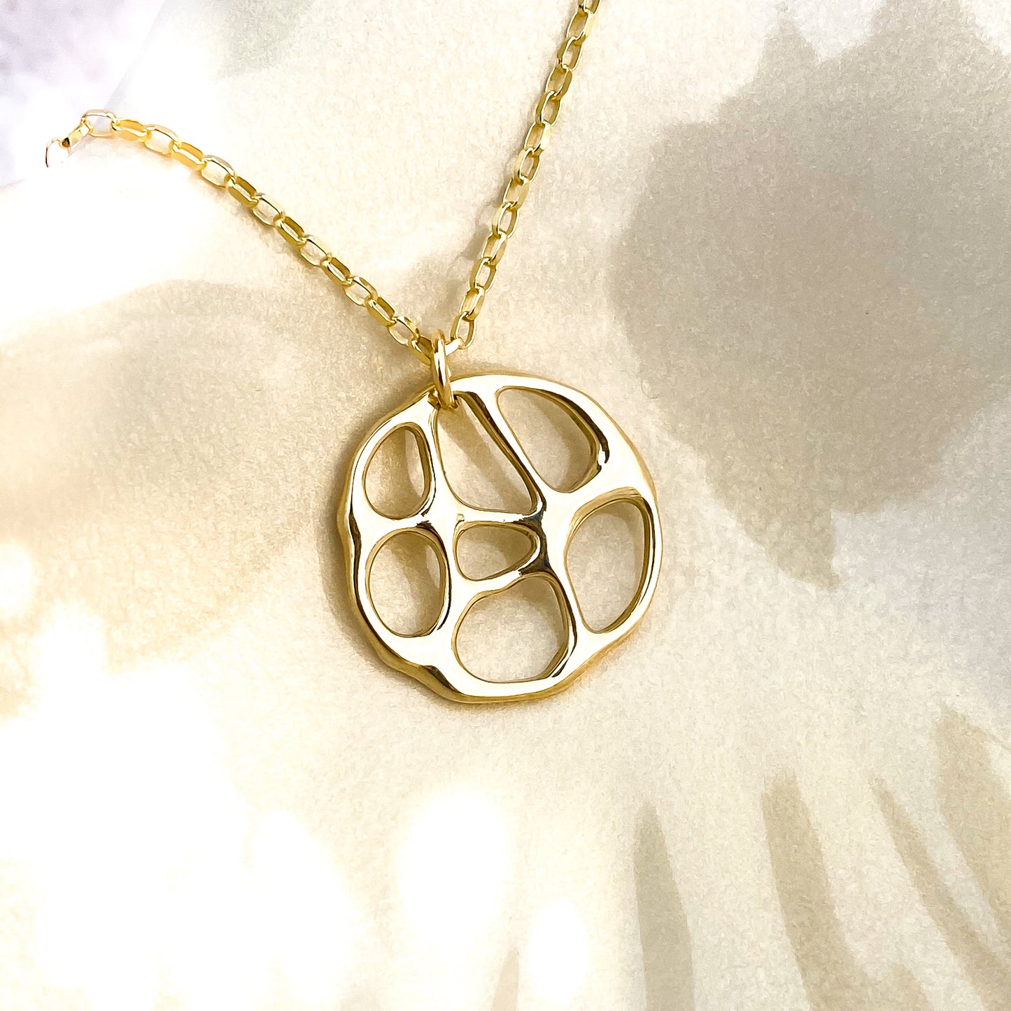 Gold Infinity Pendant Necklace