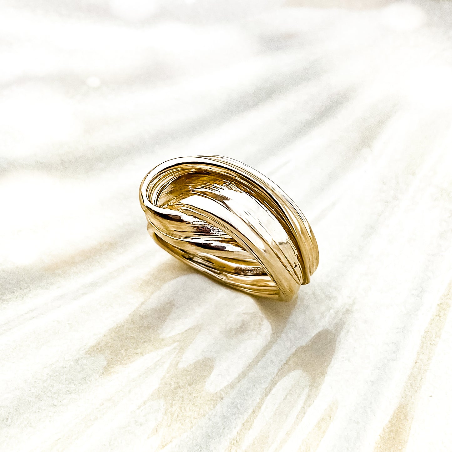 Gold Drift Ring - Size M