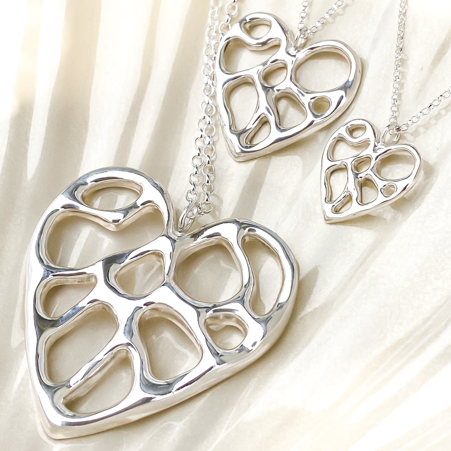 Silver Infinity Heart Necklace