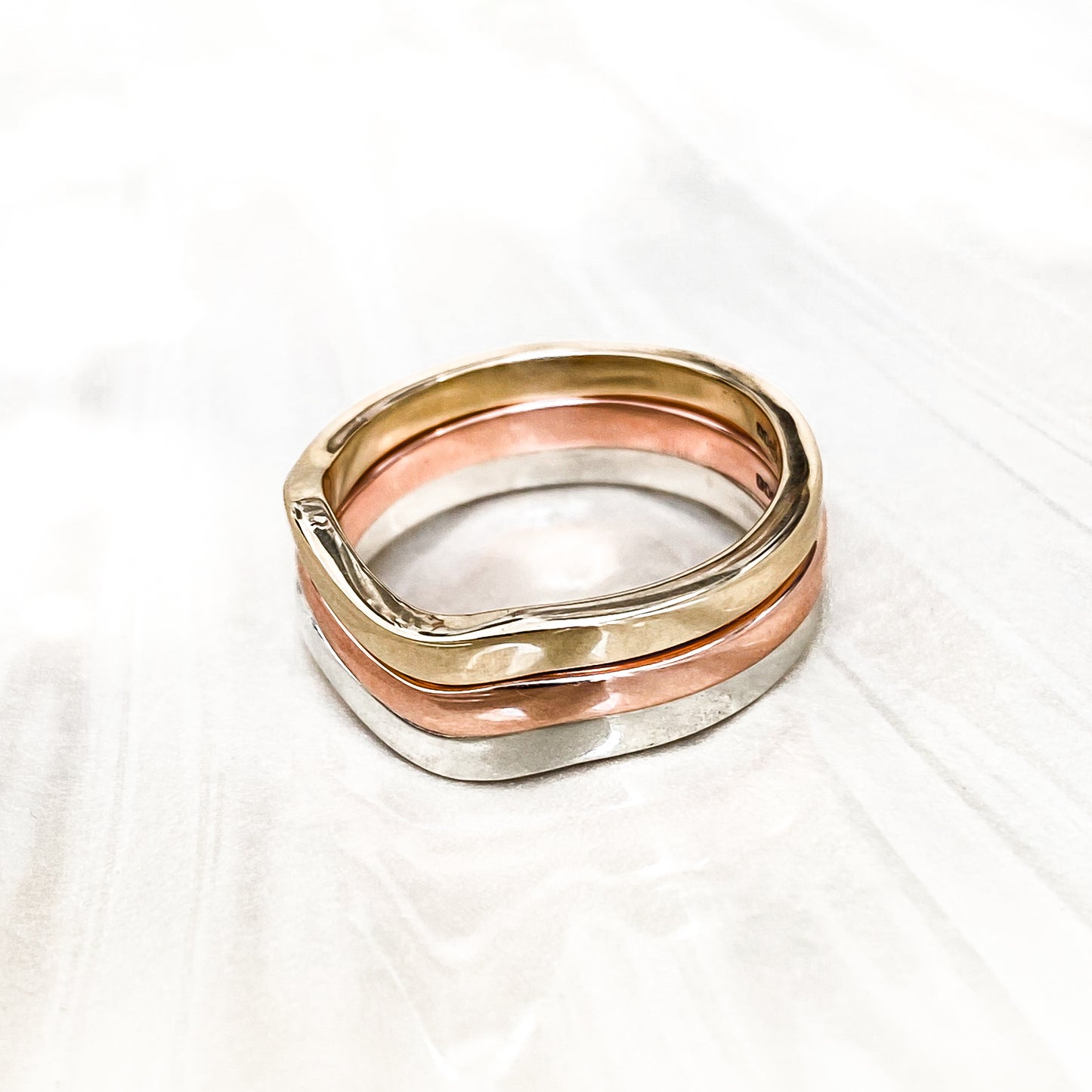 Gold Wave Ring