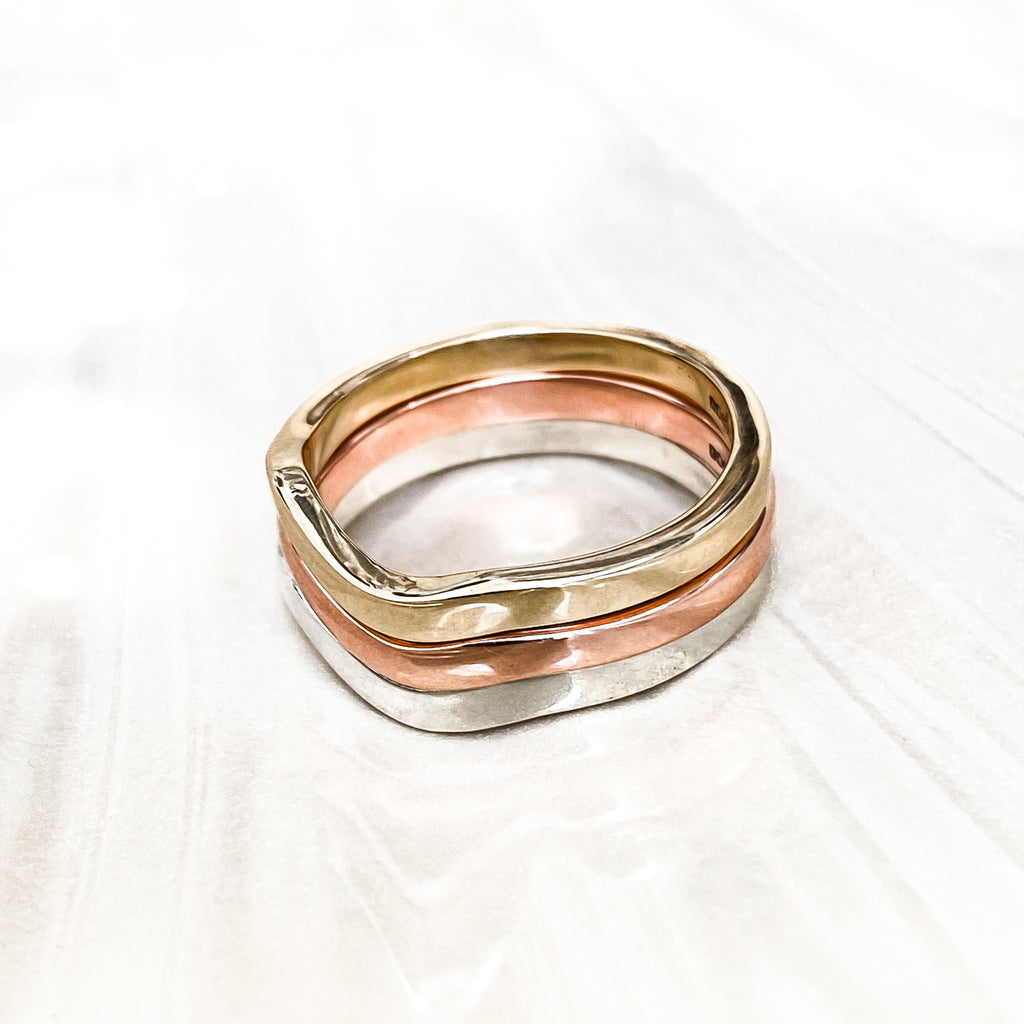 Gold Wave Ring