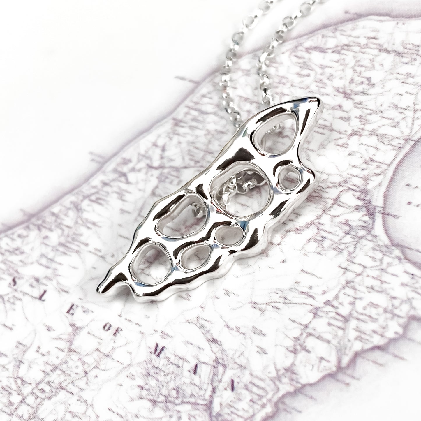 Sterling Silver Infinity Isle of Man Necklace