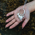Shellseeker Sterling Silver Shell Charm Necklace